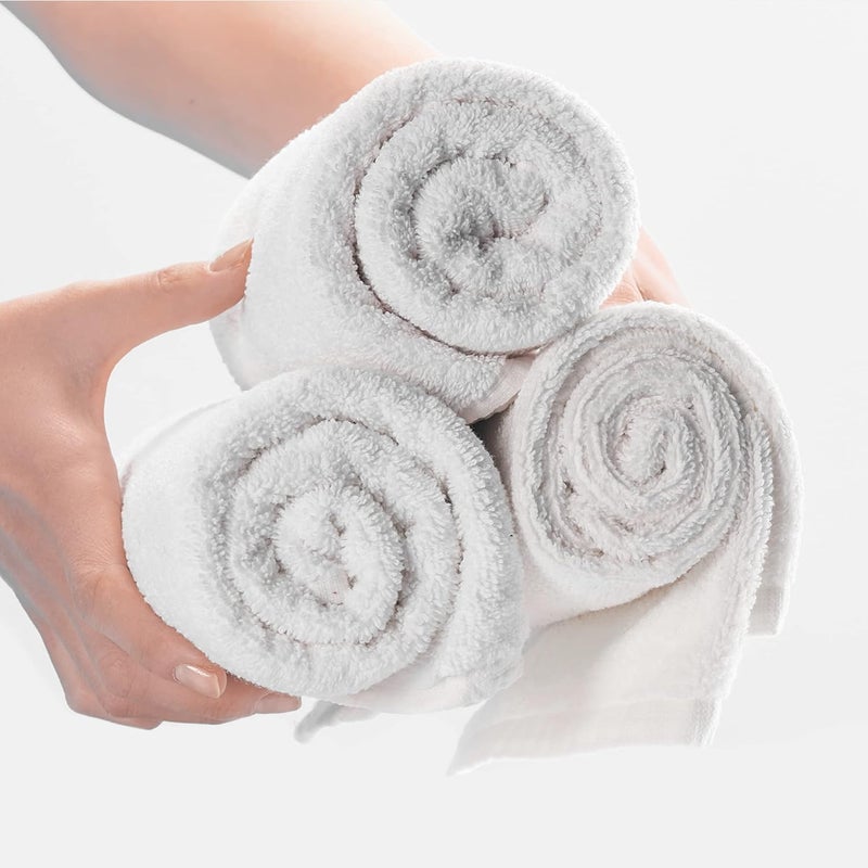 TEXTILE EMPIRE Salon Towels for Hair Stylist - Pack of 24, Not Bleach Proof, 16 by 27 Inches, Highly Absorbent Cotton Towels for Hand, Gym, Beauty, Spa, and Home Hair Care - Image 4